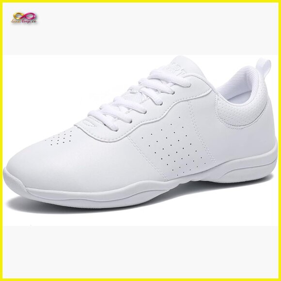 Shoes - White Athletic Flats Cheerleading Dance Shoes Comfortable Training Sneakers